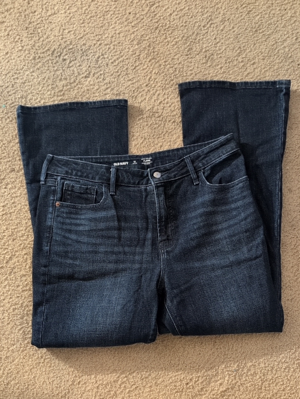 Old Navy Women's Dark Indigo Boot Cut Jeans